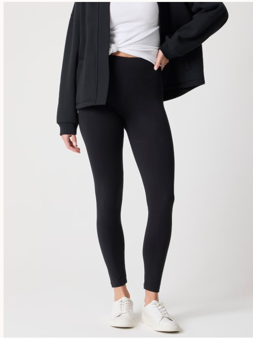 J. Crew Factory ull-length everyday leggings - Black